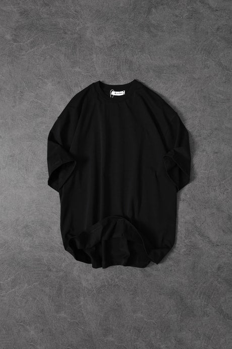 Men's Black Basic Oversize T-shirt