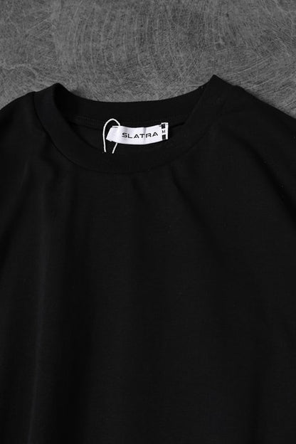 Men's Black Basic Oversize T-shirt