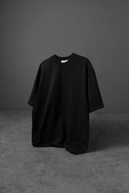 Men's Black Basic Oversize T-shirt
